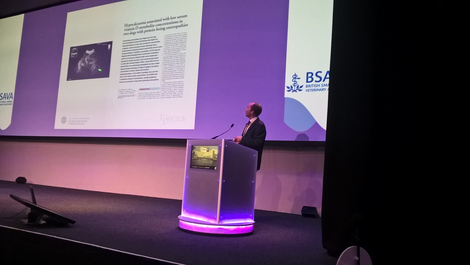 VitDAL research presented at Scottish BSAVA